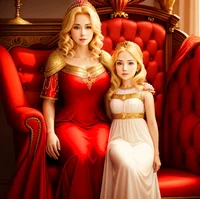 Rainha e princesa