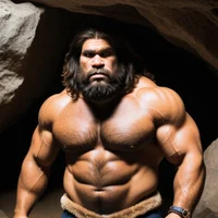 Giant caveman