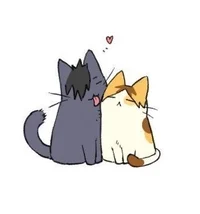 Kenma and Kuroo cats