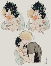 Bakugo et izuku 