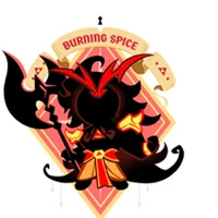 Burning spice cookie