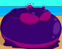Berry bikini girl