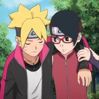 Boruto and Sarada 