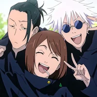 Geto Gojo and Shoko