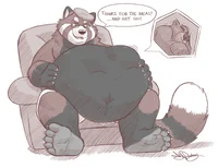 red panda -vore-