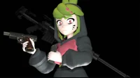 Melony with a GUN