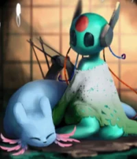 Moon from rain world