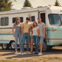 Family RV road trip