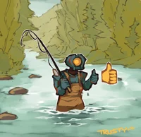 Peaceful fishing sim