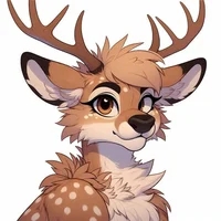 Femboy furry deer