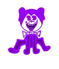 Rocky the purple dog