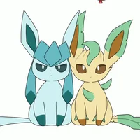 Leafeon and Glaceon