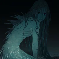 Creepy mermaid