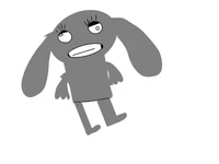 Gray rabbit