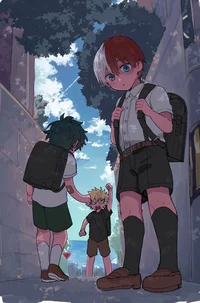 Izuku shoto n Bakugo