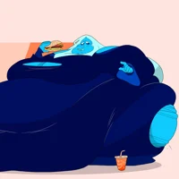 Fat Blue Diamond