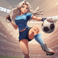 Soccer Player Alina