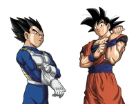 Vegeta and Goku
