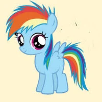 Rainbow dash kid