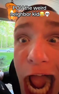 weird neighbor kid