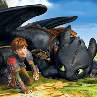 Hiccup and Toothless
