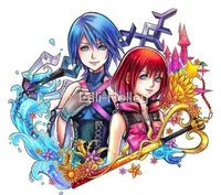 Aqua and Kairi