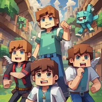 Minecraft boy party 