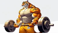 Jail muscle tiger