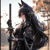Samurai Wolf girl