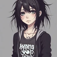 fake emo girl
