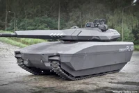 Futuristic tank