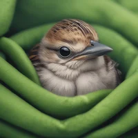 Baby sparrow