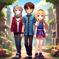 Minecraft siblings w