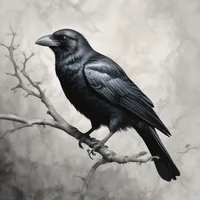 Mysterious crow 