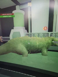 Strange crocodile