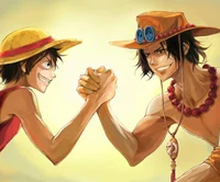 Ace and luffy