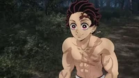 Shirtless Tanjiro