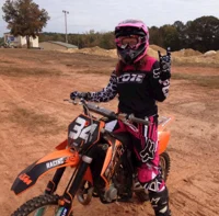 Dirt bike girl 