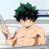 Shirtless Deku