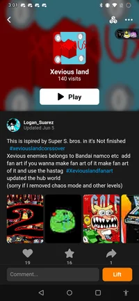 xevious land endless