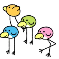 Huebirds of happines