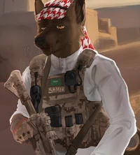 Furry soldier enemy 
