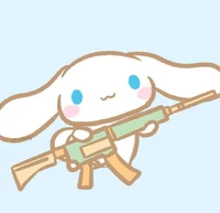 Cinnamaroll with gun
