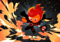 Fire spirit cookie
