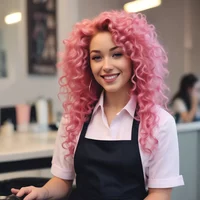 cute hairstylist
