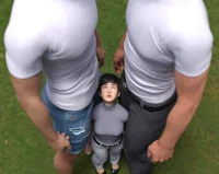 Big brother and dad