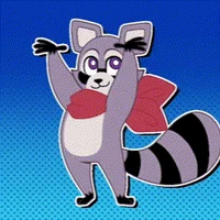 Rambly the raccoon