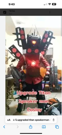 Titan speak cosplay
