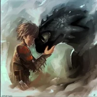 Hiccup and Toothless