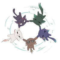 5wirl boys as cats